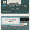 Czech Equa Bank mastercard template in PSD format