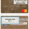 Dominican Republic Banco BID mastercard template in PSD format