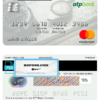 Hungary OTP Bank mastercard template in PSD format, fully editable