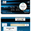 Ireland Fire Financial Services Limited the Observatory bank visa signature card, fully editable template in PSD format