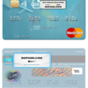 Jordan Arab Banking Corporation (ABC) mastercard fully editable template in PSD format