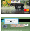 Kenya Co-operative bank of Kenya mastercard, fully editable template in PSD format