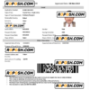 MALAWI electronic travel visa PSD template, fully editable