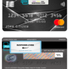 Malaysia Public bank mastercard, fully editable template in PSD format