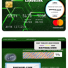 Philippines Land bank mastercard, fully editable template in PSD format