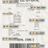 STAPLE-STORE payment check PSD template scan effect
