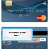 Samoa ANZ Bank mastercard credit card template in PSD format
