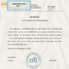USA Citibank bank account reference letter template in Word and PDF format