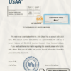 USA USAA bank account reference letter template in Word and PDF format