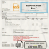 USA Toyota invoice template in Word and PDF format, fully editable