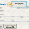 USA PayPal invoice template in Word and PDF format, fully editable