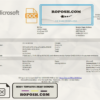 USA Microsoft invoice template in Word and PDF format, fully editable