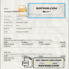 USA Facebook invoice template in Word and PDF format, fully editable scan effect
