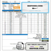 USA Intel invoice template in Word and PDF format, fully editable