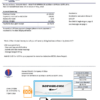 Libya General Electric Company electricity utility bill template in Word and PDF format