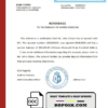 Philippines BPI bank reference letter template in Word and PDF format
