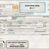 USA The Home Depot invoice template in Word and PDF format, fully editable scan effect