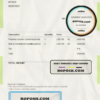 USA Moore Inc. invoice template in Word and PDF format, fully editable