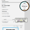 USA Techie Labs invoice template in Word and PDF format, fully editable