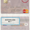 Seychelles Absa Bank Seychelles mastercard template in PSD format