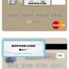 Slovenia Factor Banka mastercard template in PSD format