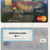 Somalia Amana Bank mastercard credit card template in PSD format