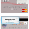 Sri Lanka Seylan Bank Plc mastercard card template in PSD format