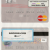 Sri Lanka Seylan Bank Plc mastercard card template in PSD format