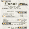 TRADER JOE’S cash receipt PSD template scan effect