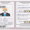 Timor-Leste dog (animal, pet) passport PSD template, fully editable