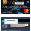 USA Capital One bank mastercard fully editable template in PSD format