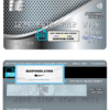 USA Charles Schwab & Co bank American Express card fully editable template in PSD format