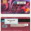 USA New York CFSB bank mastercard fully editable template in PSD format