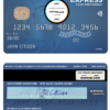 USA Fifth Third bank AMEX blue cash preferred card template in PSD format, fully editable