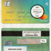 United Kingdom Standard Life bank mastercard, fully editable template in PSD forma
