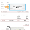 USA Youtube invoice template in Word and PDF format, fully editable