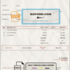 USA Youtube invoice template in Word and PDF format, fully editable scan effect