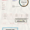 USA Denson Z invoice template in Word and PDF format, fully editable