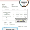 USA GetGoing Travel Services invoice template in Word and PDF format, fully editable