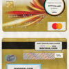 Oman Bank Muscat mastercard gold, fully editable template in PSD format