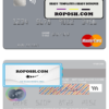 Yemen Housing Bank mastercard credit card template in PSD format