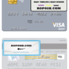 Zambia Cavmont Bank visa debit credit card template in PSD format