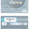 Australia Aveo bank visa card debit card template in PSD format, fully editable