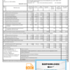 Belarus Zhel-Kom utility bill template in Word and PDF format, fully editable