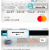Cameroon BGFI bank mastercard debit card template in PSD format, fully editable