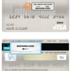 Chile Banco del Estado de Chile bank visa card debit card template in PSD format, fully editable