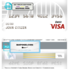 Cuba Bandec Banco de Credito y Comercio bank visa card debit card template in PSD format, fully editable