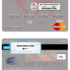 Australia HSBC bank mastercard debit card template in PSD format, fully editable