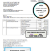 India Amazon American multinational technology company invoice template in Word and PDF format, fully editable