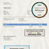 USA Steve’s Trucking Company invoice template in Word and PDF format, fully editable
